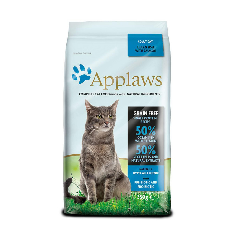 Applaws croquettes pour chat hypoallergénique poisson et saumon