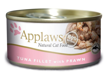 Applaws boite pour chat thon et crevette