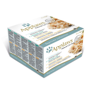 Applaws boite pour chat deluxe poisson multipack