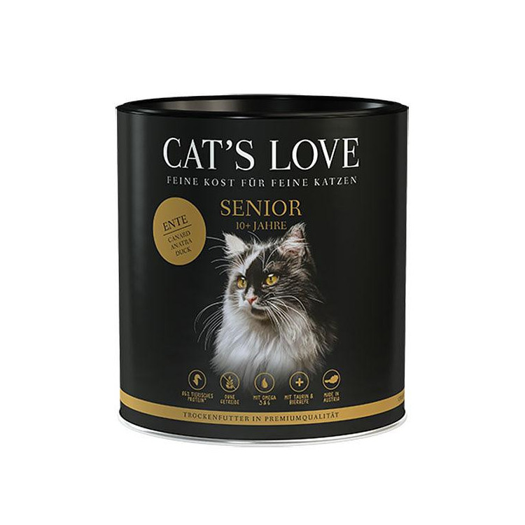 Cat's love croquettes pour chat senior au canard