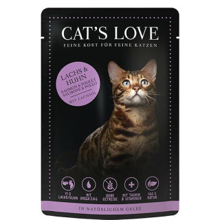 Cat's Love pour chat saumon et poulet
