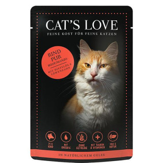 Cat's Love boeuf pure nourriture premium chat