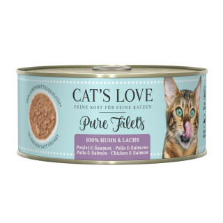 Cat's Love pour chat filet poulet et saumon