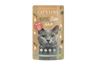 Cat's Love pour chat boeuf bio