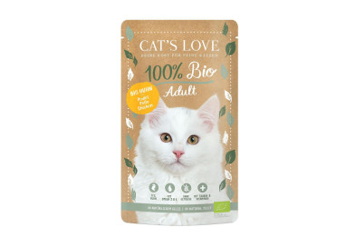 Cat's Love pour chat poulet bio