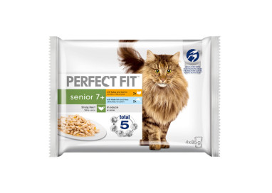 Perfect Fit pour chat senior dinde et poisson