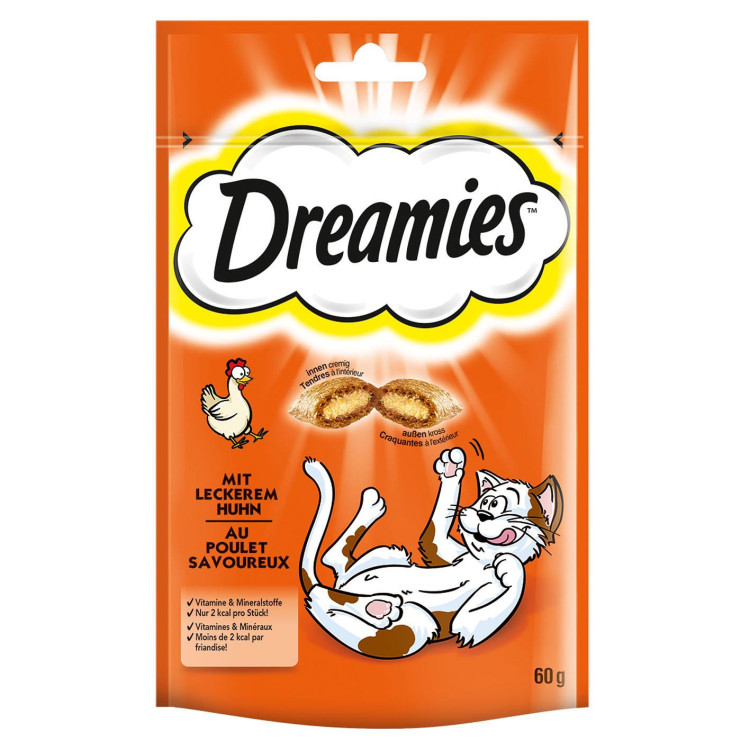 Dreamies snack pour chat au poulet