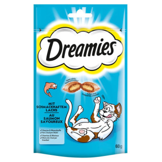 Dreamies snack pour chat au saumon