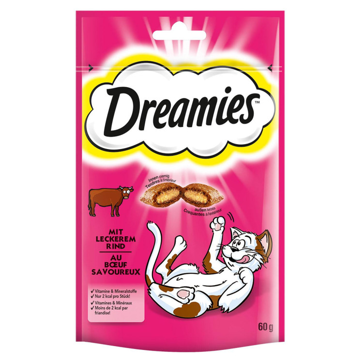 Dreamies snack pour chat au boeuf