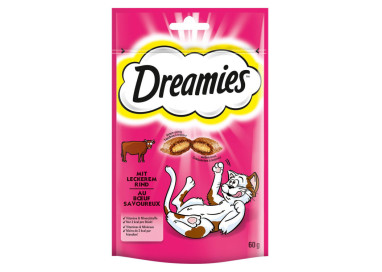 Dreamies snack pour chat au boeuf