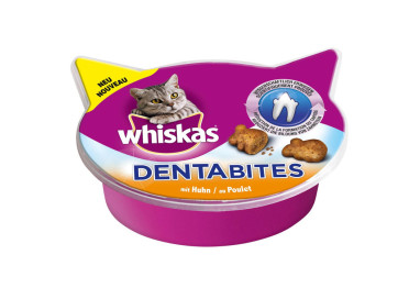 Whiskas snack pour chat, lave les dents