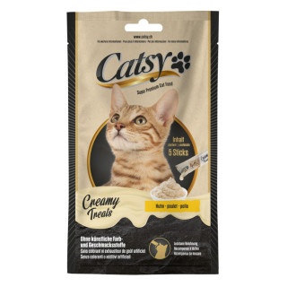 Catsy  crème snack pour chat au poulet