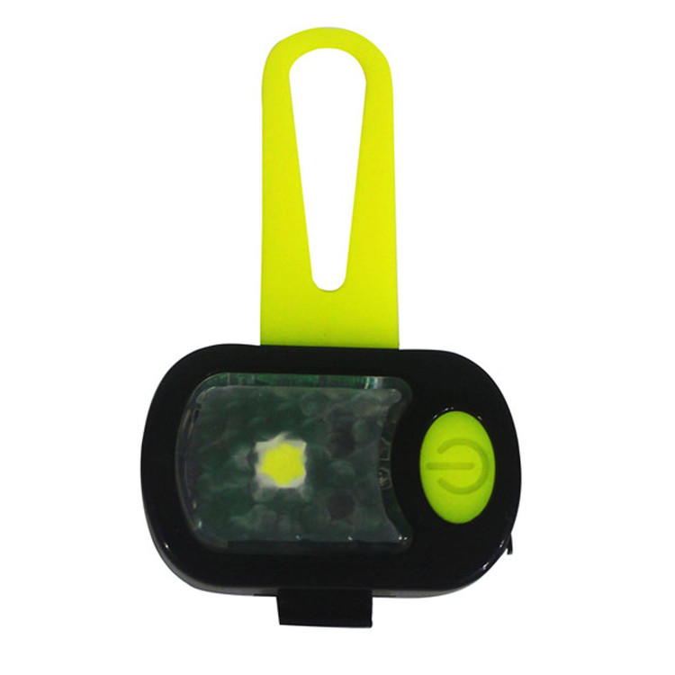 lampe lumineuse pour collier ou harnais jaune