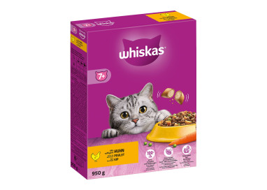 Whiskas croquettes pour chat senior au poulet