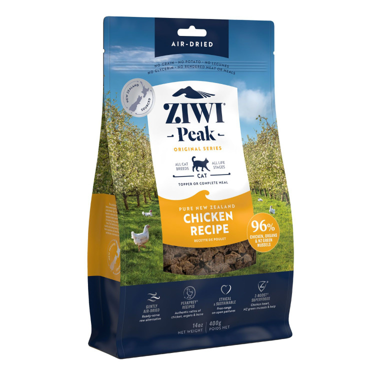 Ziwi peak croquettes pour chat BARF au poulet