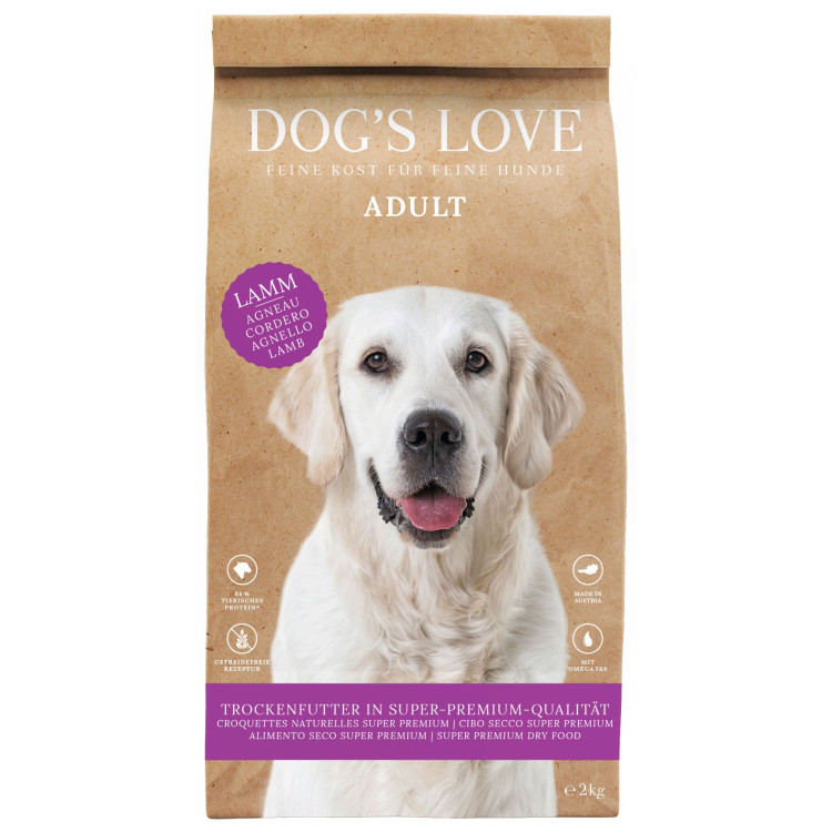 Dog's Love croquettes naturelles agneaux