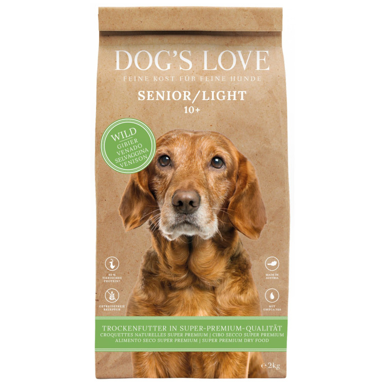 Dog's Love Dinde Senior +10, pommes de terre douces & airelles rouges