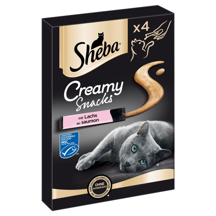 Sheba Creamy snack au saumon