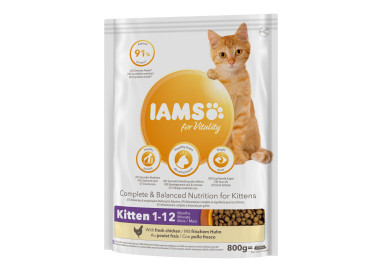 Nourriture sèche Iams pour chat