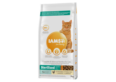 Nourriture sèche Iams pour chat