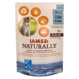 Nourriture humide pour chat Iams Naturally Wild Tuna