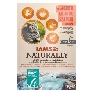 Nourriture humide pour chat senior Iams Naturally