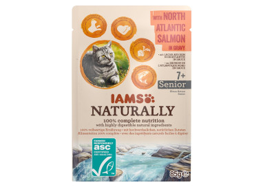 Nourriture humide pour chat senior Iams Naturally