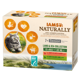 Nourriture humide pour chat  Iams Naturally mix