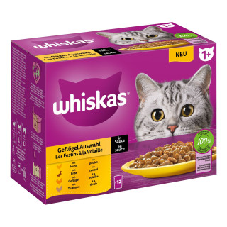 Whiskas 1+ Sélection de volaille en sauce