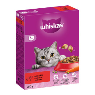 Whiskas croquettes pour chat  au boeuf