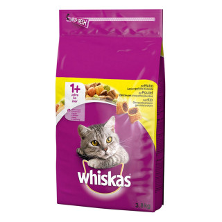 Whiskas croquettes pour chat au poulet