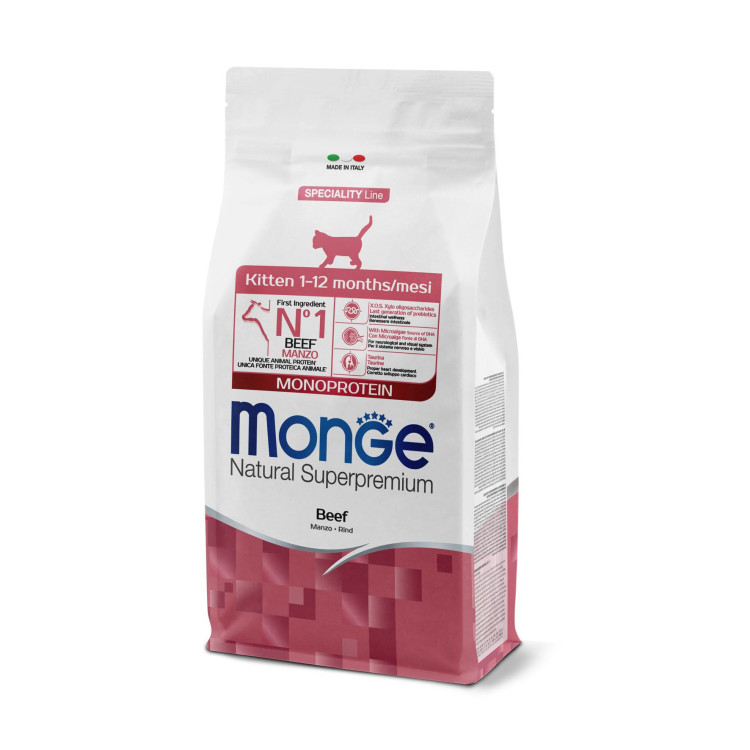 Monge chaton monoprotéine au boeuf