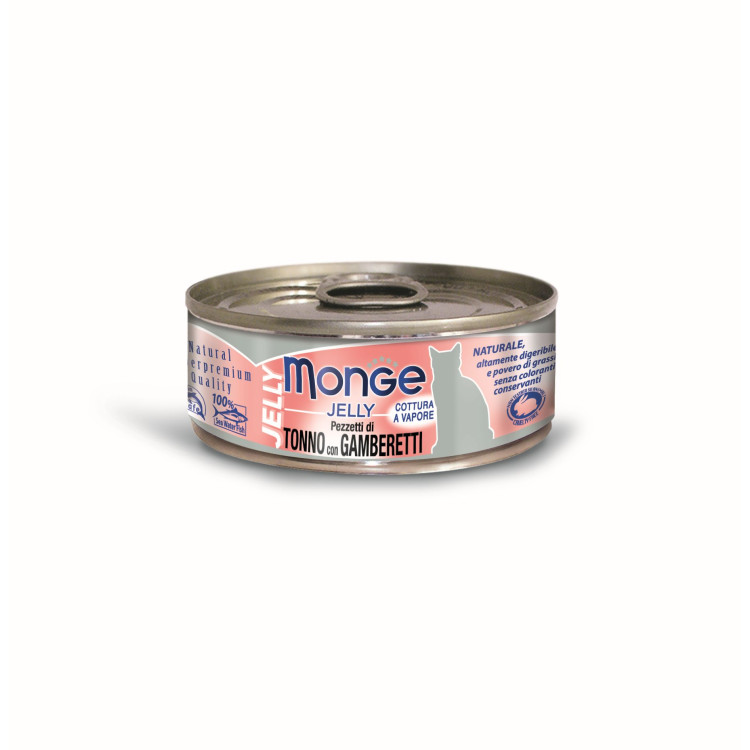 Monge Natural pour chat thon et crevettes