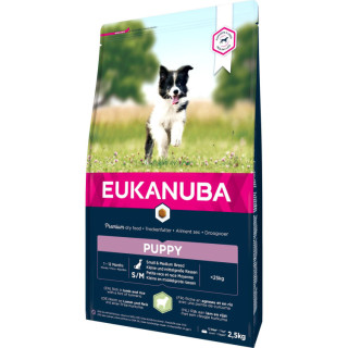 Eukanuba croquettes pour chiots à l'agneau