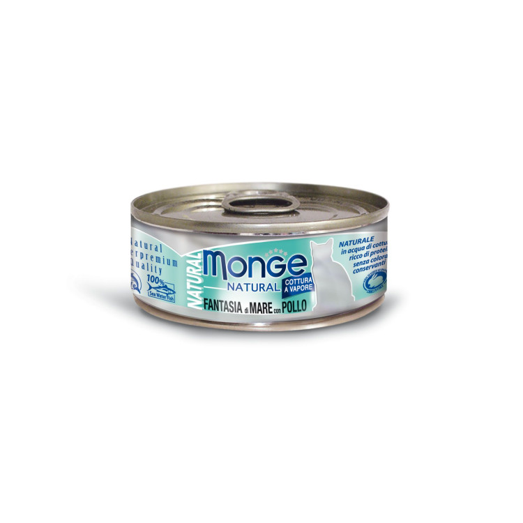 Monge Natural chat fruits de mer avec poulet