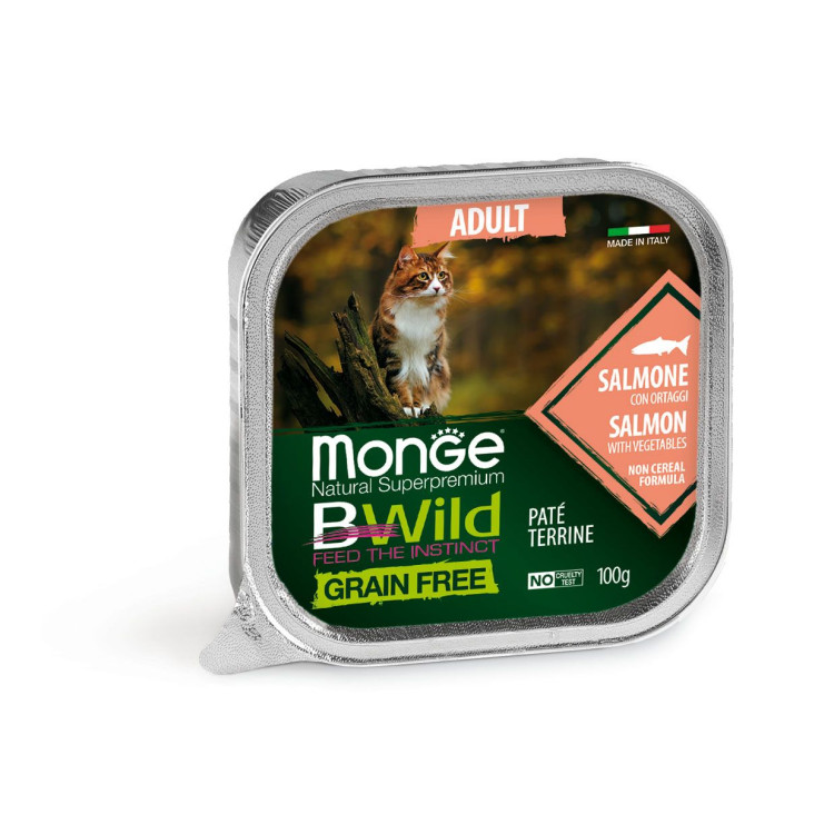 Monge BWild pour chat au Saumon