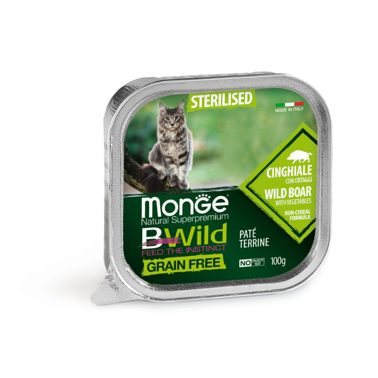 Monge BWild pour chat stérilisé au sanglier