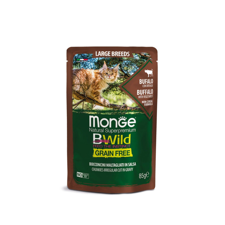 Monge BWild pour chat au grand buffle