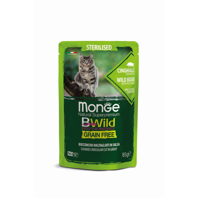 Monge BWild pour chat stérilisé au sanglier