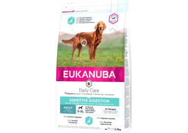 Eukanuba croquettes pour chien sensitive digestion au poulet