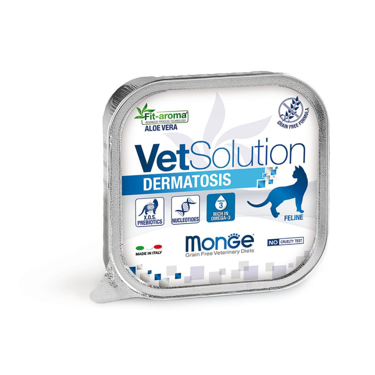 Monge Vetsolution pour chat Dermatosis