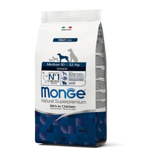 Monge Daily Line au poulet pour chien senior