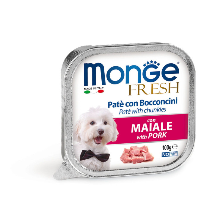 Monge Fresh pour chien au porc