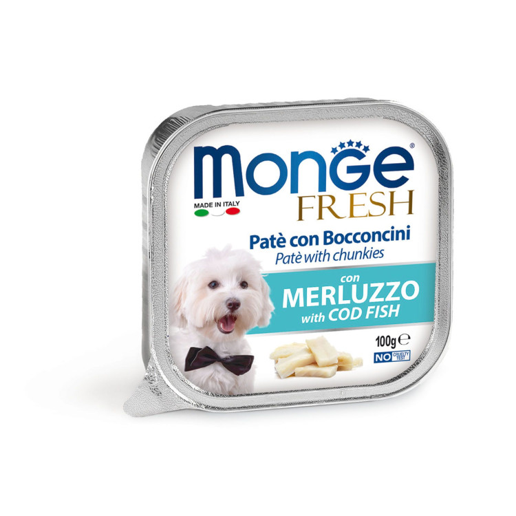 Monge Fresh pour chien au Cabillaud