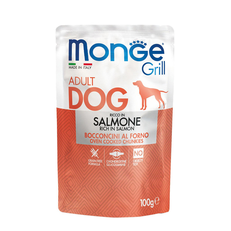 Monge Grill pour chien au saumon