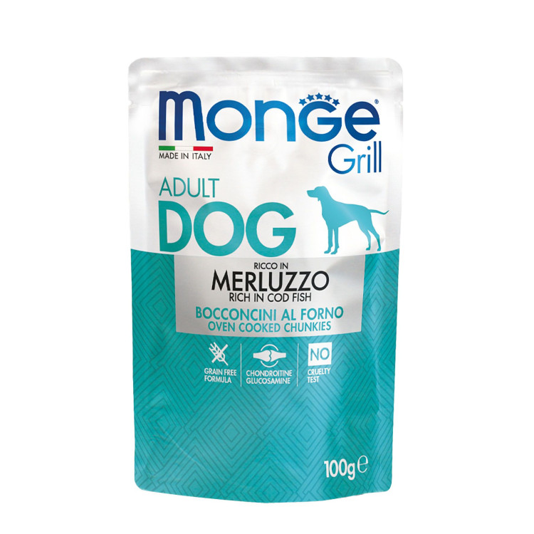 Monge Grill pour chien Codfisch