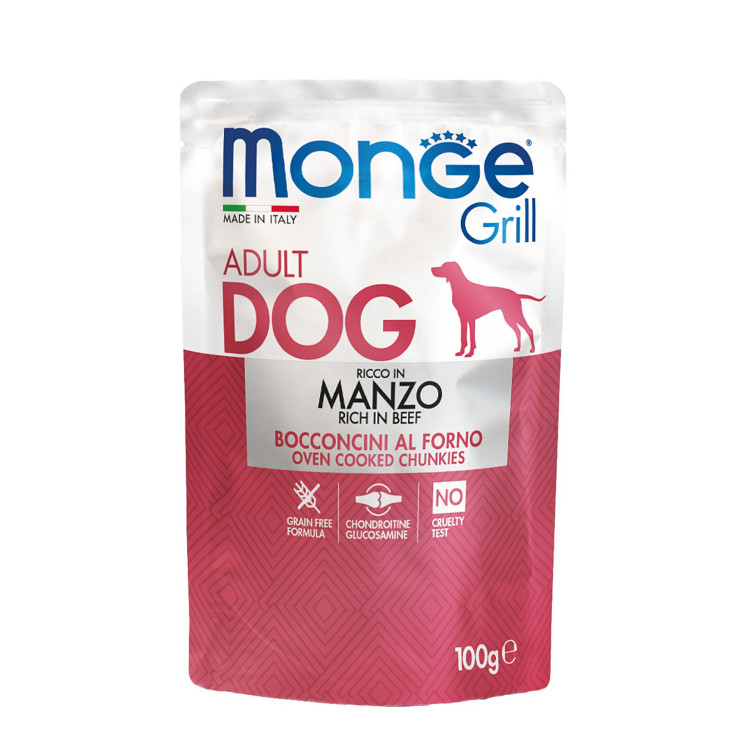 Monge Grill pour chien au boeuf