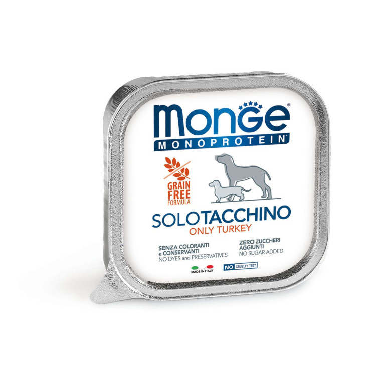 Monge Monoprotéine pour chien à la dinde