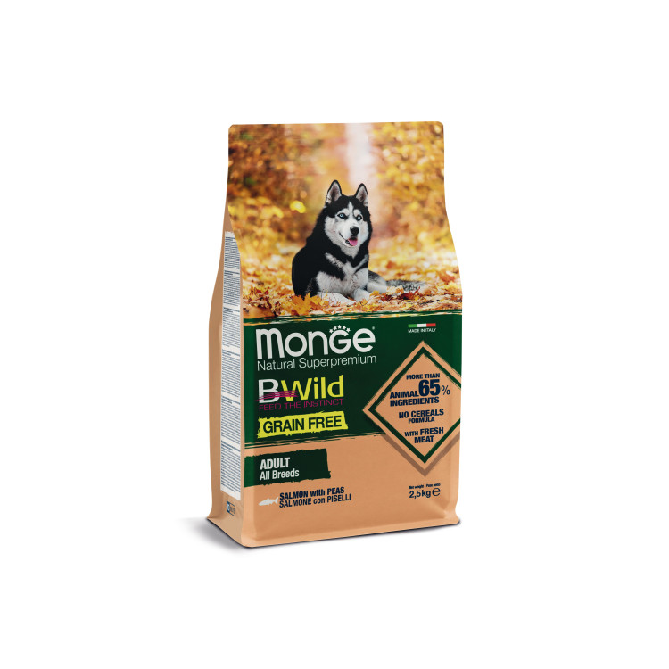 Monge BWild au saumon pour chien