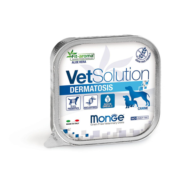 Monge VetSolution pâté pour chien Dermatosis